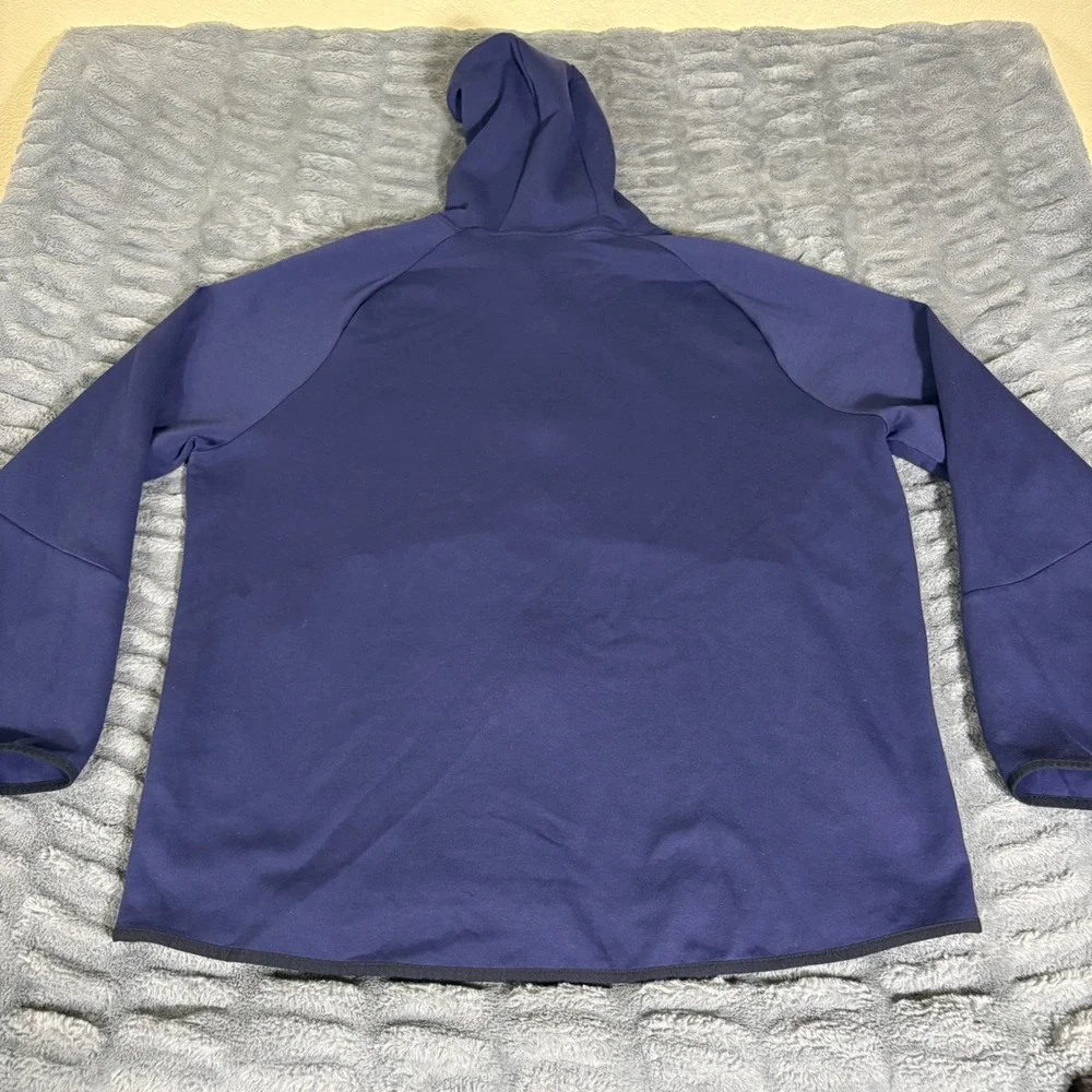 Under Armour Kent State Football Full Zip Hoodie Navy Blue Mens 2XL Jacket AQ649